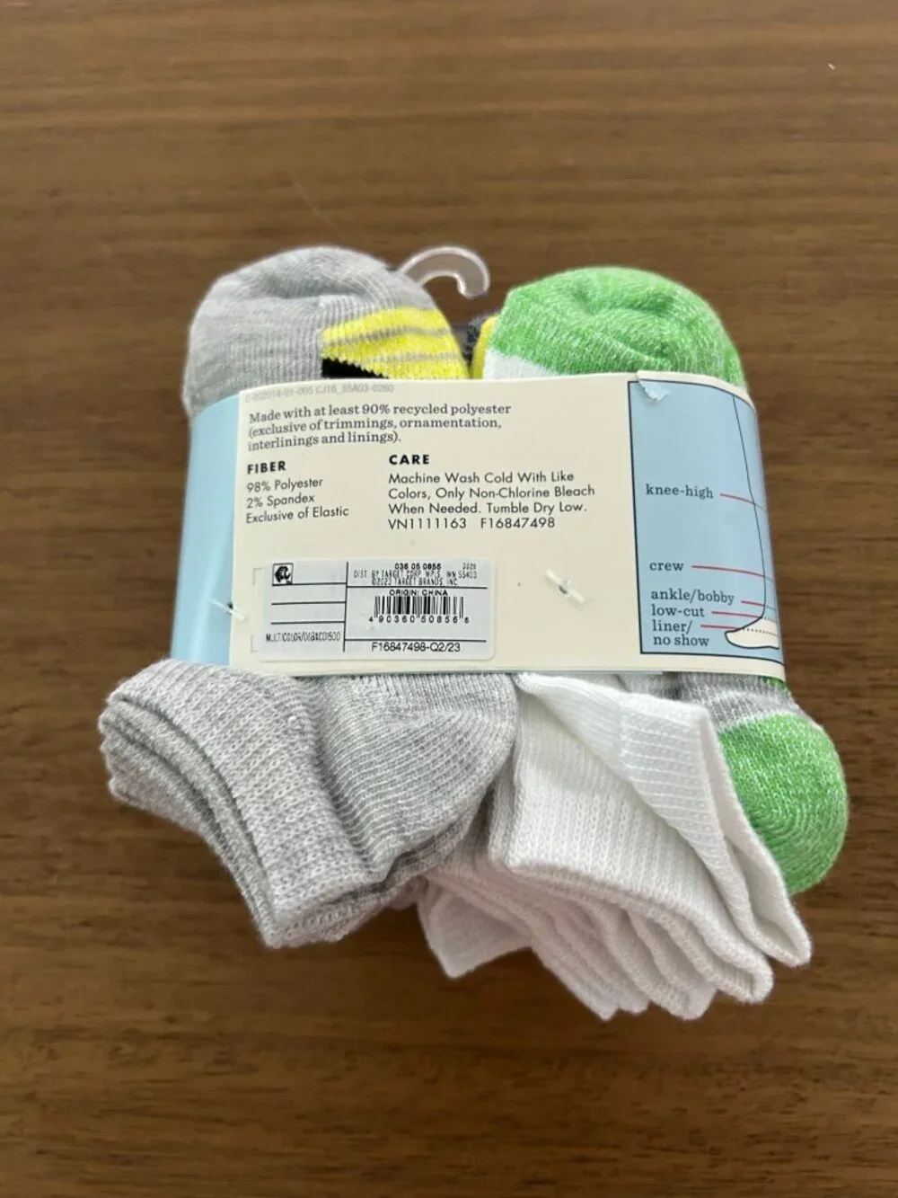 NWT Cat & Jack Low-Cut Socks 10-Pack Multicolor Kids Small